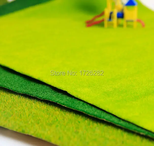 Model Train Grass Mat 25*25cm green HO N scale grass mat, scale model