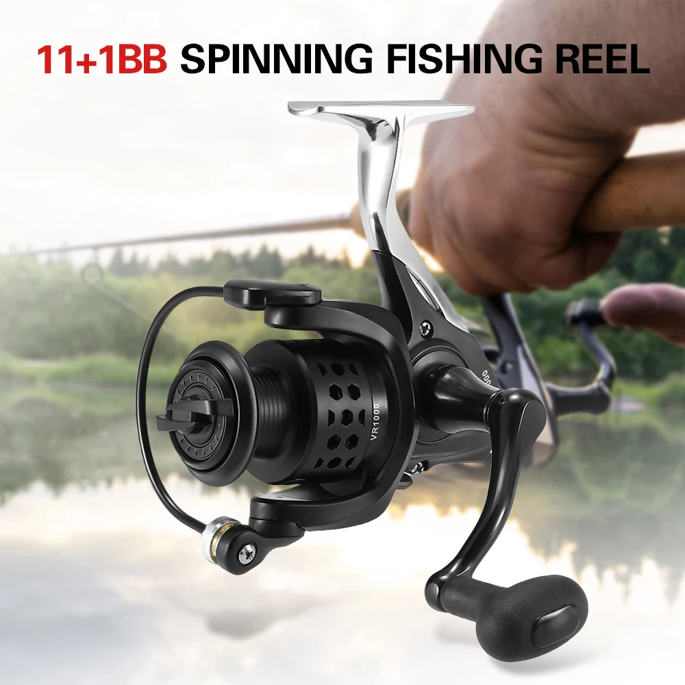 11+ 1BB шарикоподшипники спиннинговая Рыболовная катушка левая/правая Сменная складная ручка Рыболовная катушка металлическая катушка Рыболовная катушка