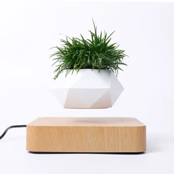 

Magnetic Levitating Air Bonsai Pot Figurines Flower Pot Home Decoration accessories Ornament Planters Christmas gift boyfriend
