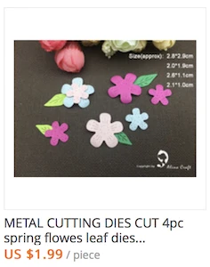 tiny flower die cut