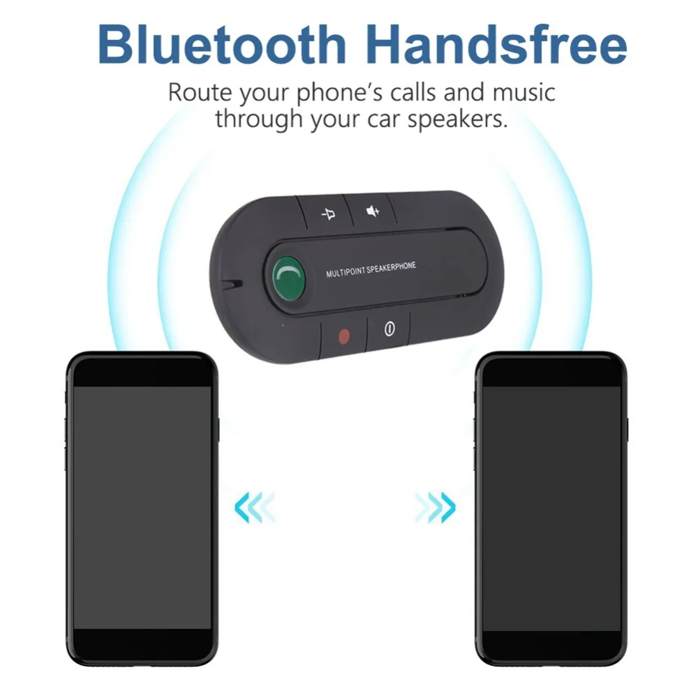 Bluetooth спикерфон 4,1+ EDR беспроводной аудио музыкальный приемник Hands Free Bluetooth автомобильный комплект солнцезащитный козырек портативный Bluetooth Multipoin