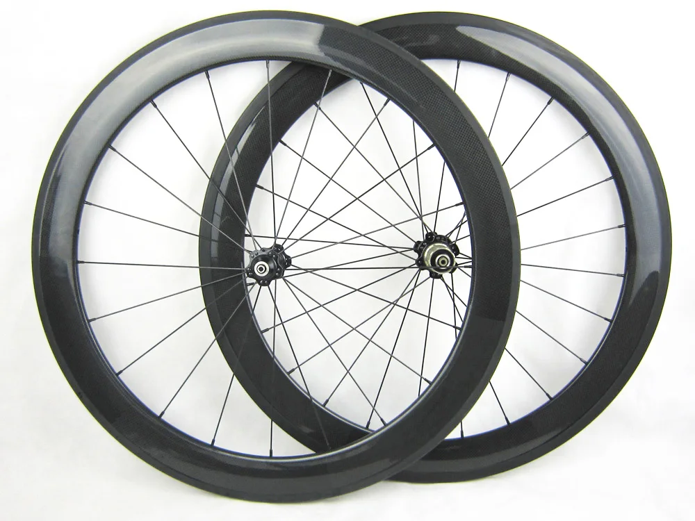 

racing bicycle 60mm tubular wheels full carbon fiber bike wheelset cycling wheel in stock