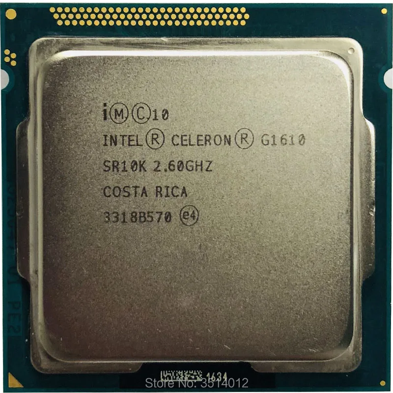 Intel Celeron G1610 2.6 GHz Dual Core CPU Processor 2M 55W LGA 1155-in ...