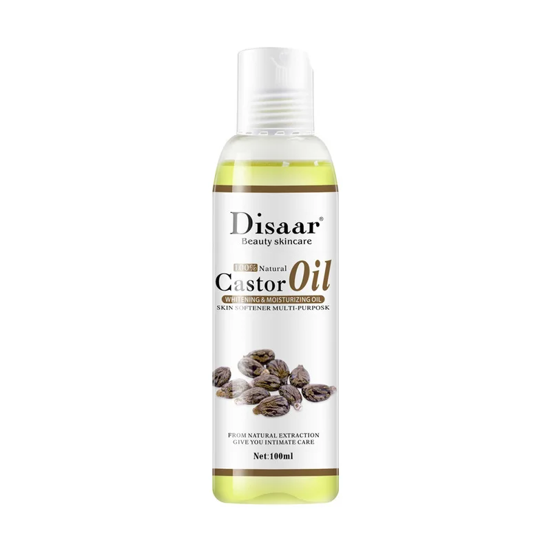 Body Oil Moisturizer 100ml Organic Castor Oil Body Emollient Oil for Body Relaxation Essential Oil Mixing Massage TSLM1