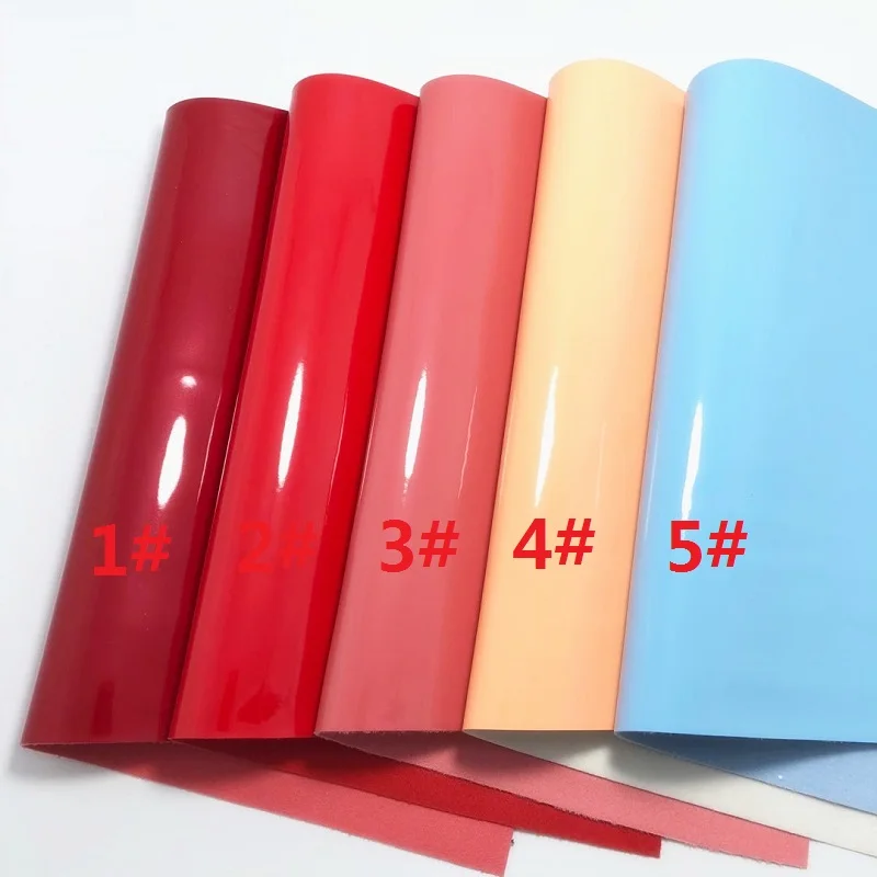 

1PCS A4 SIZE 21X29cm Alisa Glitter Cuero Sintetico Patent Leather Smooth Leather for DIY F57B