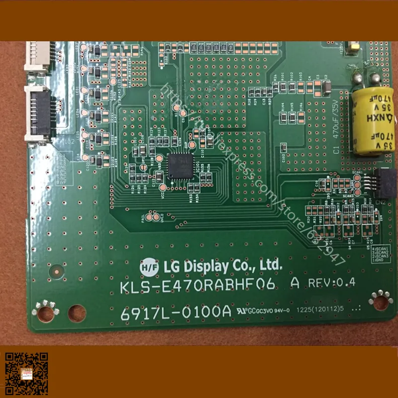 Для экрана LG используется плата постоянного тока 6917L 0100A KLS E470RABHF06 A REV: 0 4|board board|board