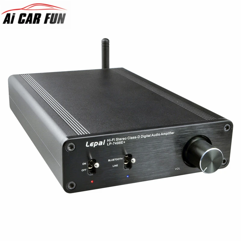 

LP-7498EA Digital Bluetooth Receiving Small Power Input 100-240V Output DC32V5A with Original US Stand 0.95 kg Amplifier Black