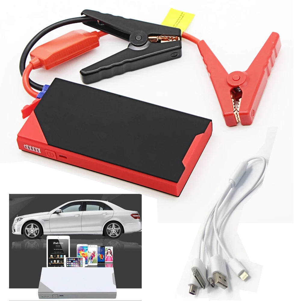 Hot Selling Mini Portable Car Jump Starter 12V External Battery Charger Auto Emergency Start Power Bank