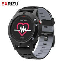 EXRIZU F5 gps спортивные Смарт-часы монитор сердечного ритма шагомер барометр термометр Bluetooth Смарт-часы gps трекер