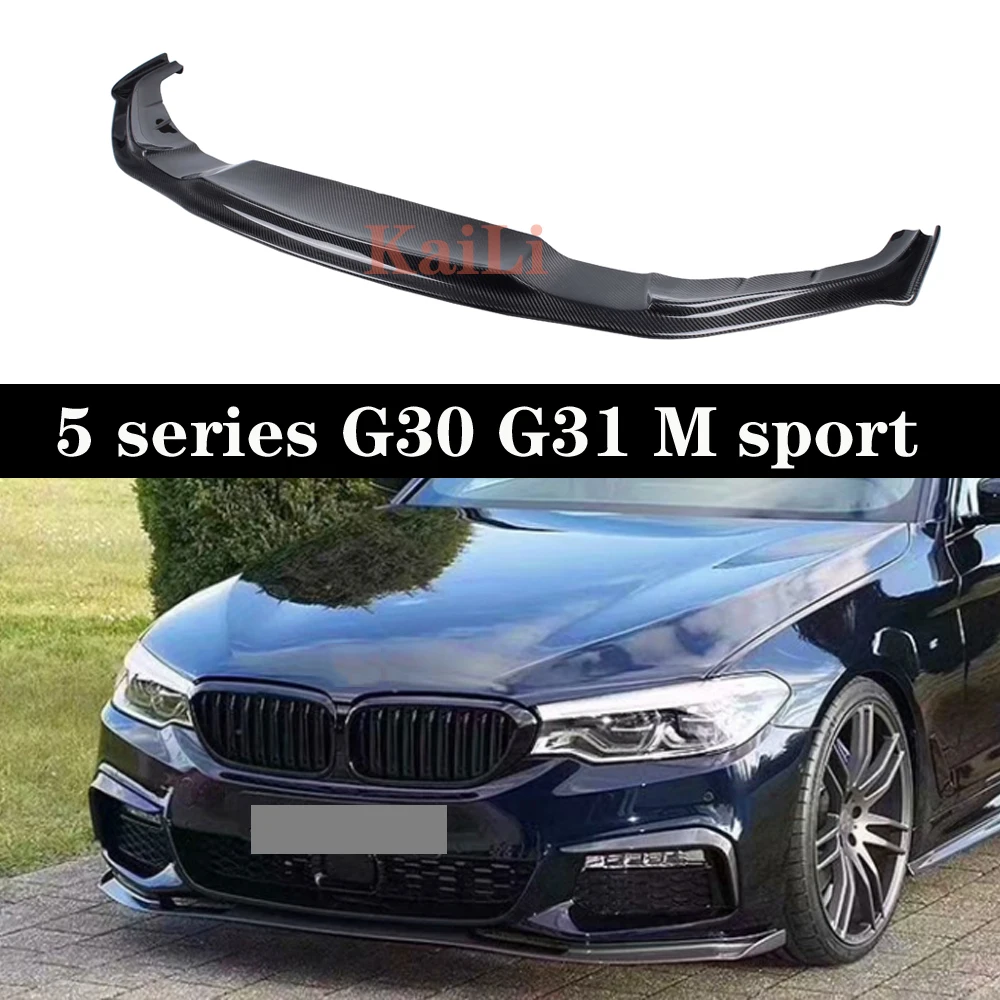 

Carbon Front Bumper Bright Black Haman Style Front Lip For BMW 5 Series G30 G38 525i 530i 540d