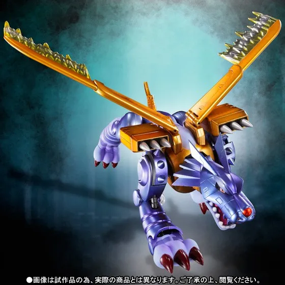 PrettyAngel-Подлинная фигурка Bandai Tamashii Nations S. H. Figuarts Metal Garurumon Подлинная дизайнерская фигурка Digimon