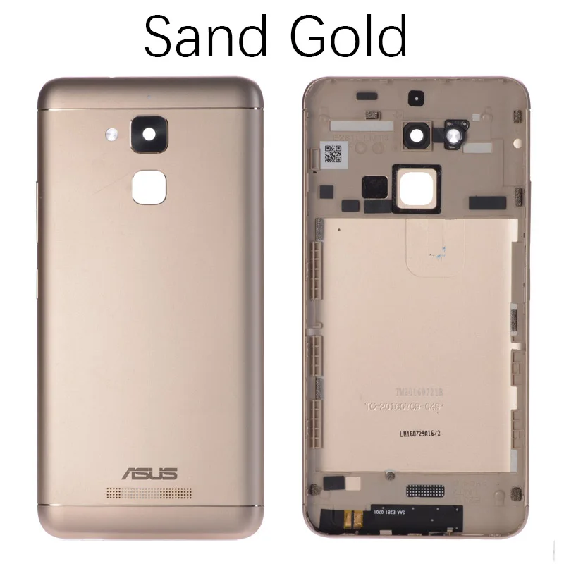 Задняя крышка для ASUS Zenfone 3 Max ZC520TL на батарею золотой - Цвет: Gold