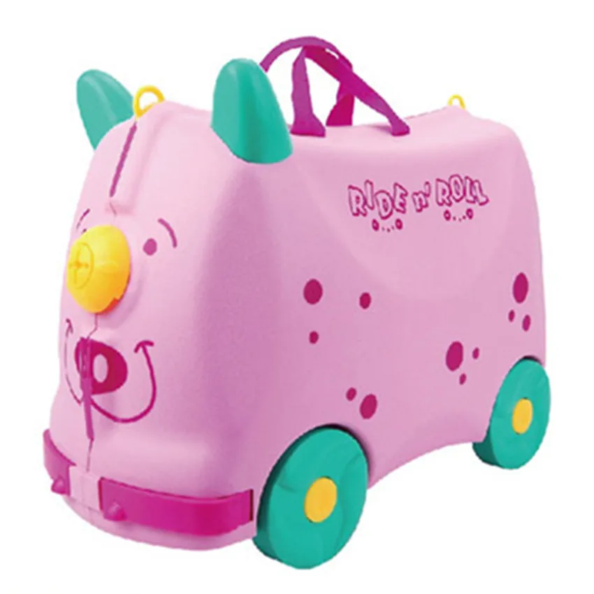 

KUNDUI New Organize Anime Travel Luggage Protective Covers For Trolley Case Child small car Variety Animal-shaped school bags