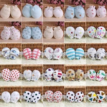 1 пара детских перчаток против царапин для лица, защита рук, мягкие Mitten-M18 для новорожденных