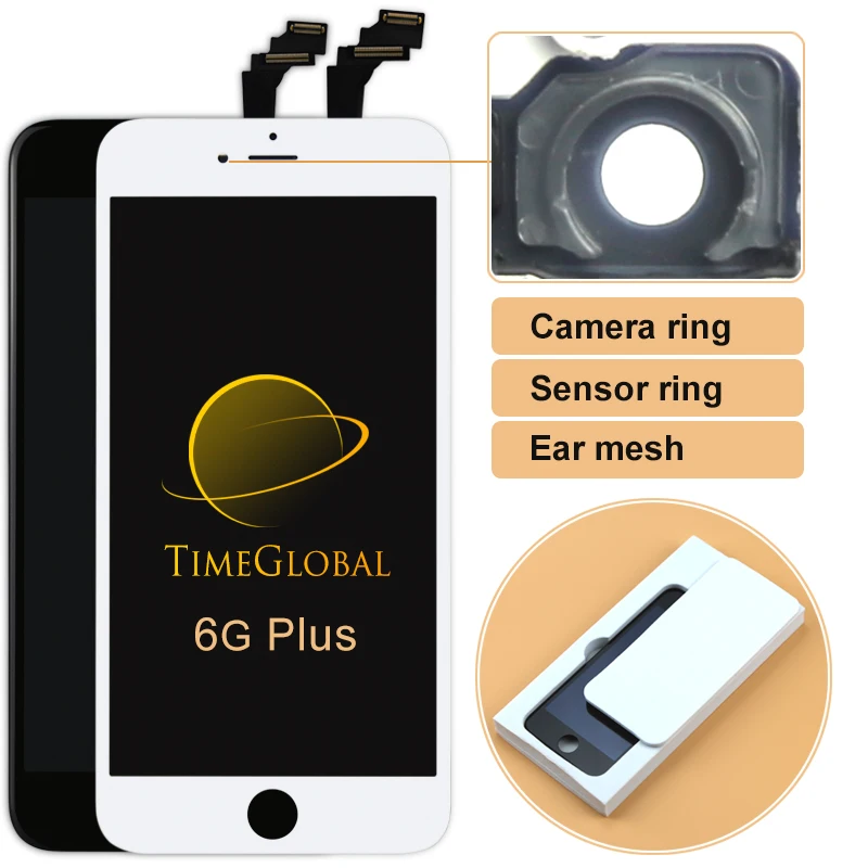 5pcs free DHL Mobile phone LCD For iPhone 6 Plus LCD Display with Touch Screen Digitizer