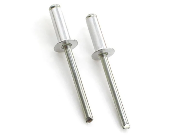 100pcs Countersunk Head Aluminum Blind Rivets Decorating Nails Flat