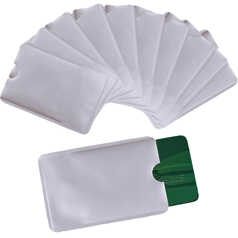 

10pcs/set RFID Shielded Card Blocking 13.56mhz IC card Protection NFC security card prevent unauthorized scanning