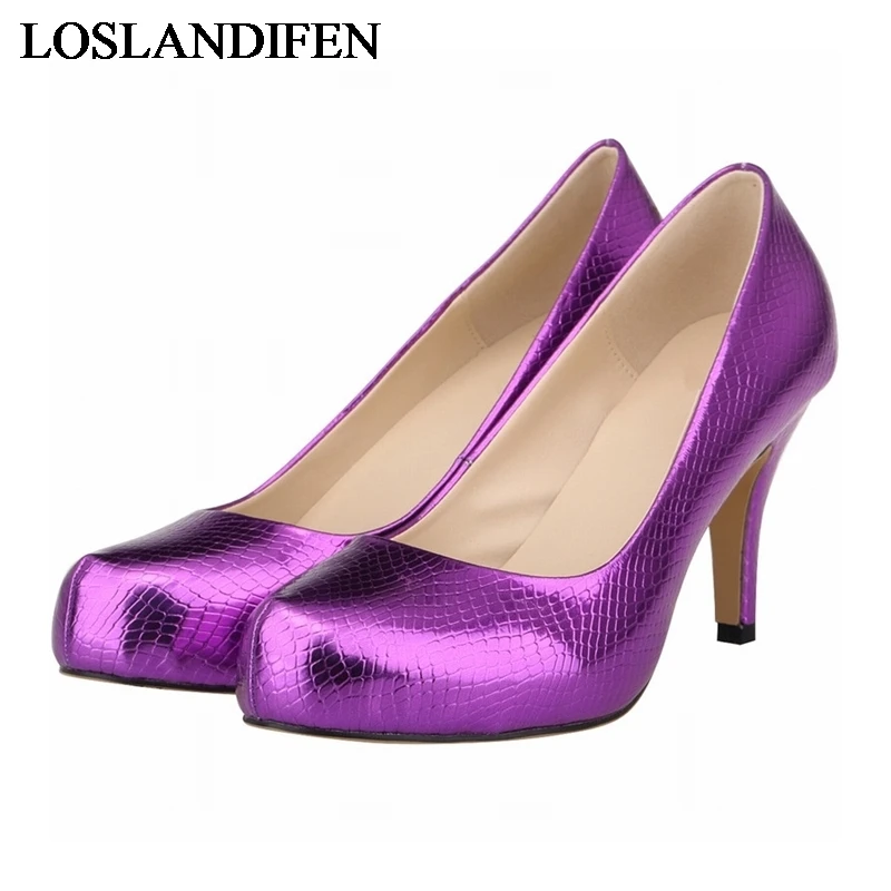 

Women's Novelty Shoes Pu Leather Footwear White Black Pink Comfort Breathable Summer Pumps High Heels Shoes NLK-B0176