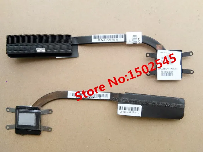 Бесплатная доставка оригинальный радиатор для ноутбука 686578-001 687730-001 | Компьютеры