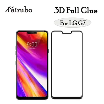 

20PCS 3D Full Glue Tempered Glass For LG G7 G7ThinQ Screen Protector Toughened Protective screen protector Film For LG G7 ThinQ