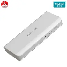 Original Romoss 10400mAh Power Bank Sense4 Romoss PowerBank for iPhone7 Tablet PC Portable Power 5V 1A/2.1A Dual USB Output