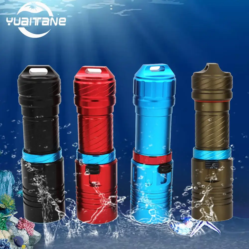 

20000 Lumens L2 Professional Diving flashlight Scuba Torch LED 200M Underwater Flashlights led Powerful Dive lamp 18650 or 26650