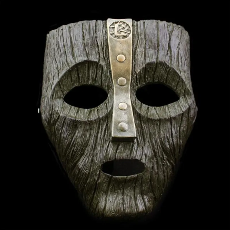 

Loki Venetian Mardi Gras Masquerade Masks Replica Movie Prop Memory Deadpool Halloween Full Face Green Resin Mask