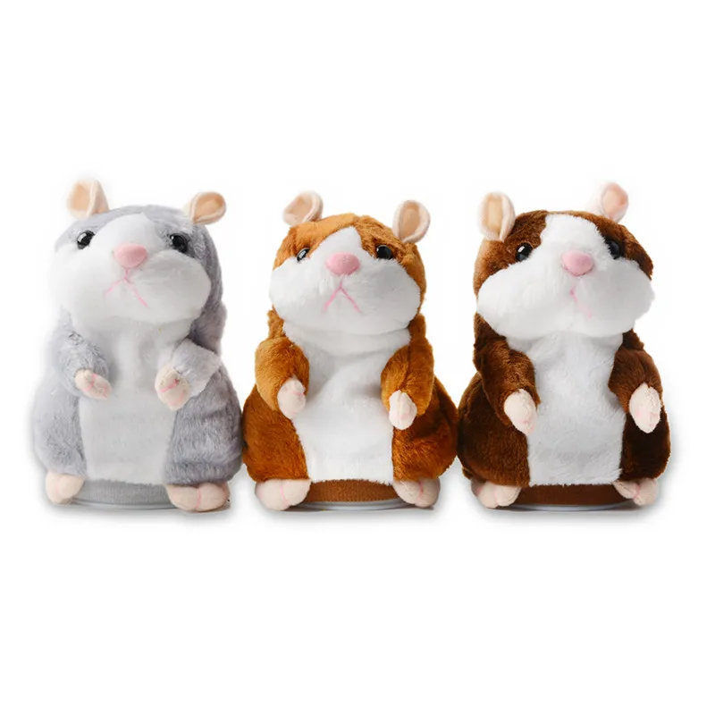 Talking pet hamster electronic animal stuffed toys - imitated and repeated words and sounds - special birthday gifts for childre