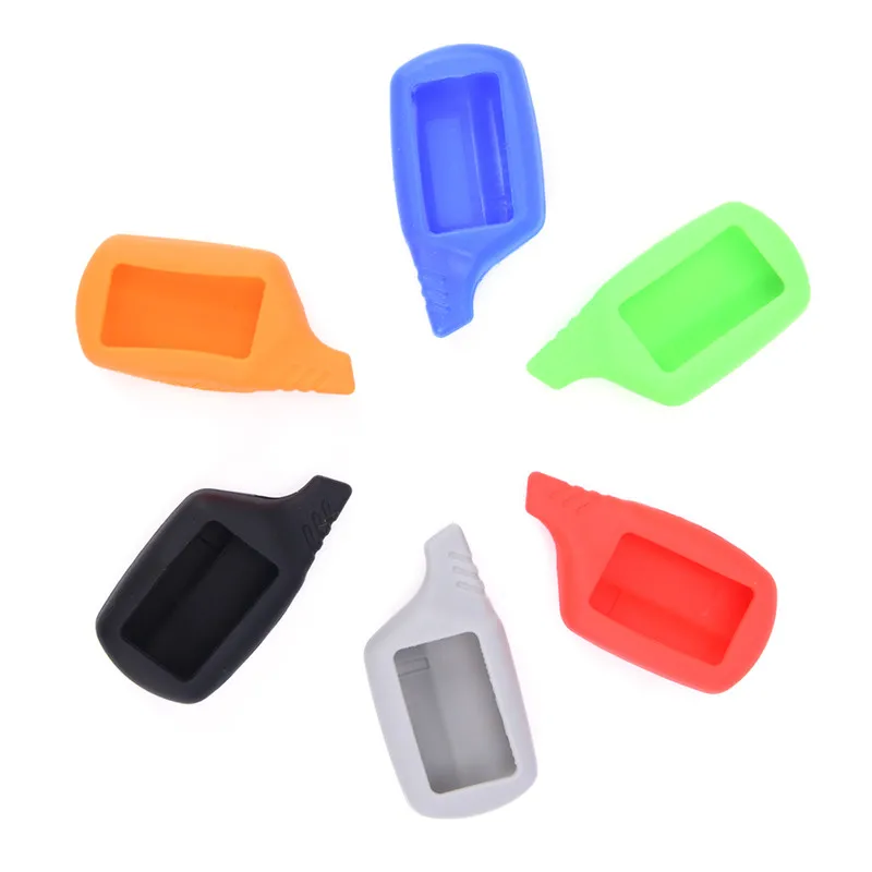 

1PCS LCD Keychain Car Remote 2 Way Alarm Silicone case For Easy installation and cleaning with water Hot sale