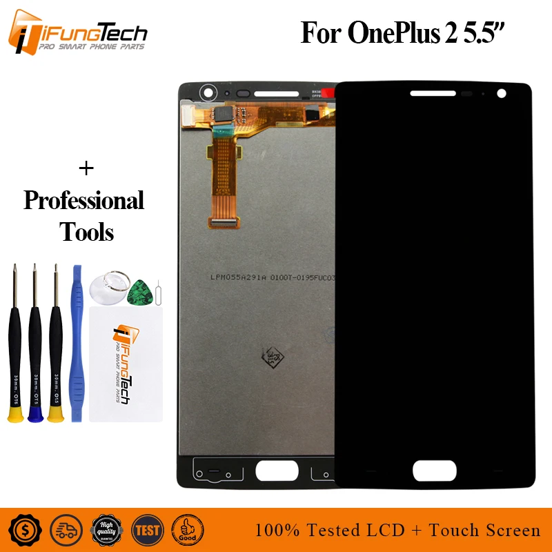 

5.5'' IPS Display For Oneplus 2 LCD Touch Screen with Frame for One Plus 2 Display Replacement 1+ Two A2001 A2003 A2005