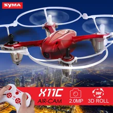 Quadcopter Syma X11C 4CH 2.4GHz Mini Aircraft with 2.0MP Camera HD Drone