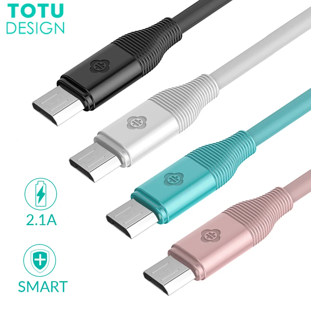 TOTU Micro USB кабель 2A Быстрая зарядка и синхронизация данных Microusb зарядное