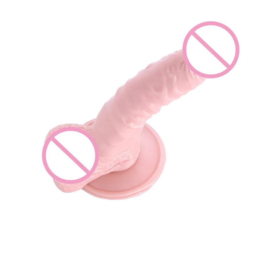 Large Dildos Bullet Suction Cup Simulation Female Hand-Free Masturbation Device With Simulated Penile Sucker Sex Toys  (2)