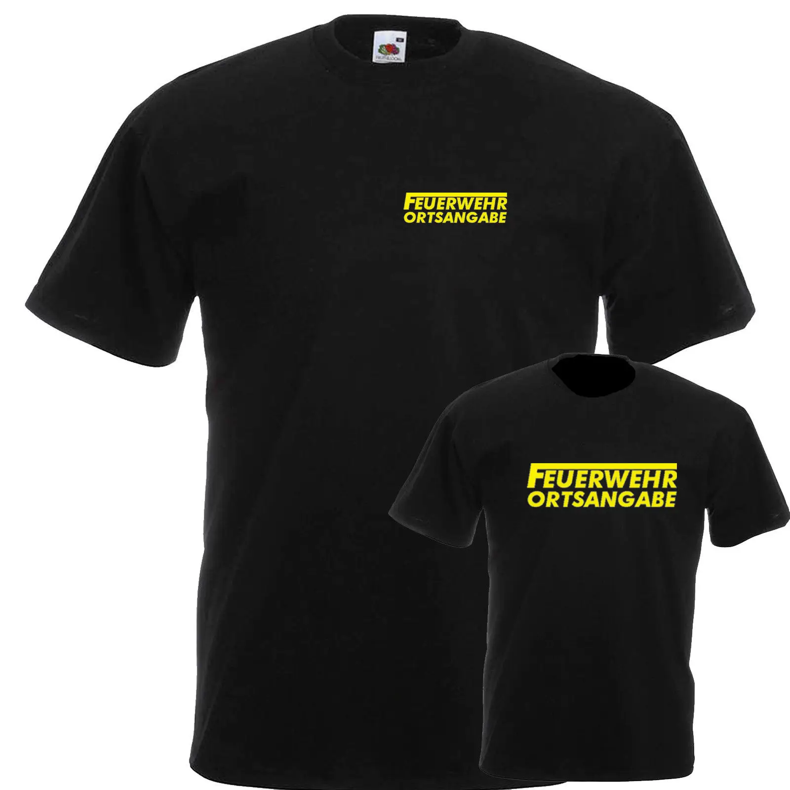 

Firefighter T-Shirt with Place Names 5XL Protection
