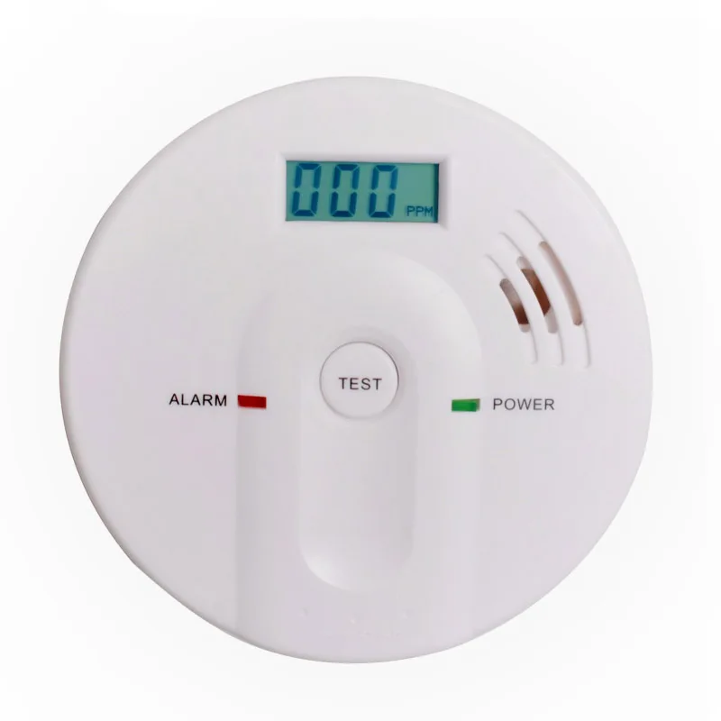 

Carbon High Sensitive Digital LCD Backlight Monoxide 85dB Alarm Detector Tester CO Gas Sensor Alarm