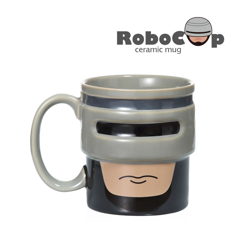 Мультфильм Robocup кружка-Robocop стиль чашки для кофе керамическая посуда молочный завтрак чашка, бутылка для воды лучший подарок для детей