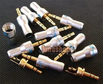 

Silver color Pailiccs pailic Plug Audio Cable Connector 3.5mm male soldering adapter LN002613