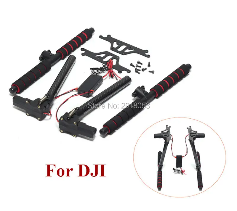 Электрическое выдвижное быстросъемное углеродное шасси для FPV Phantom Vision 1 2| |