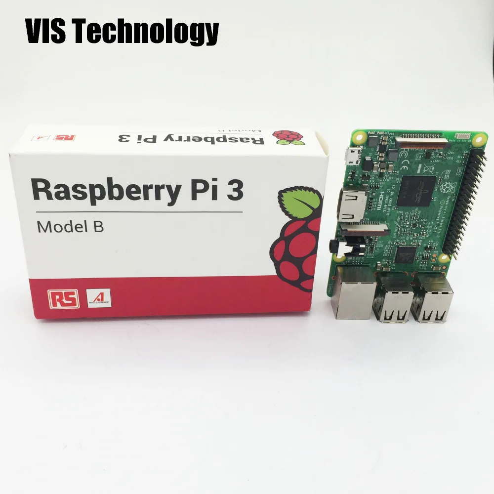 Оригинальный Raspberry PI 3 Model B 1 Гб LPDDR2 BCM2837 четырехъядерный Ras PI3 3B с Wi Fi и Bluetooth RS Версия