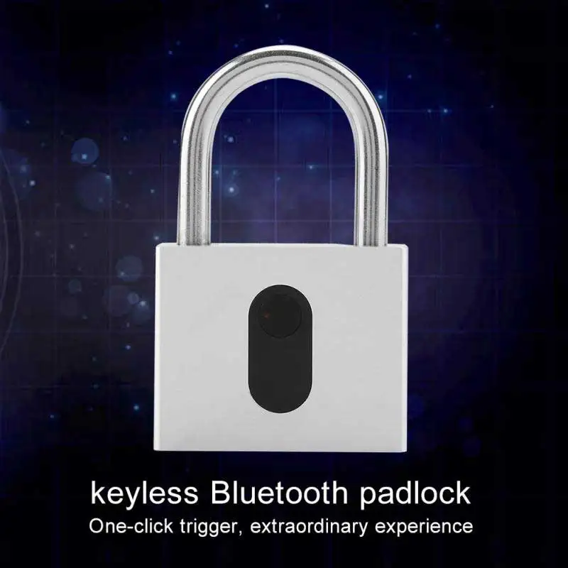 

Intelligent Anti-theft Portable Backpacks Lock Waterproof Padlock Mobile Phone Bluetooth APP Control Wireless Keyless Smart Lock