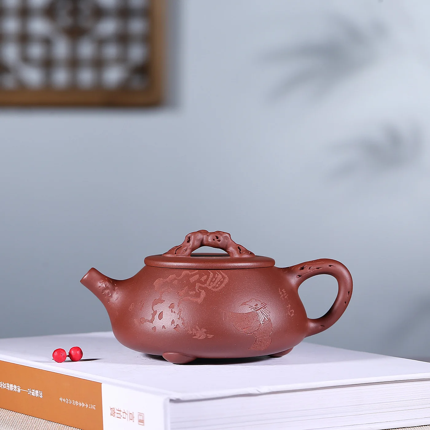 

Manual As One Wishes Shihu Xuyi Purple Mud Kungfu Online Teapot Tea Set Wholesale A Piece Of Generation Hair Direct Selling