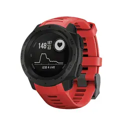 NoEnName_Null силиконовый умный сменный браслет наручных часов для Garmin Instinct 22 мм ремешок быстроразъемный спортивный браслет унисекс