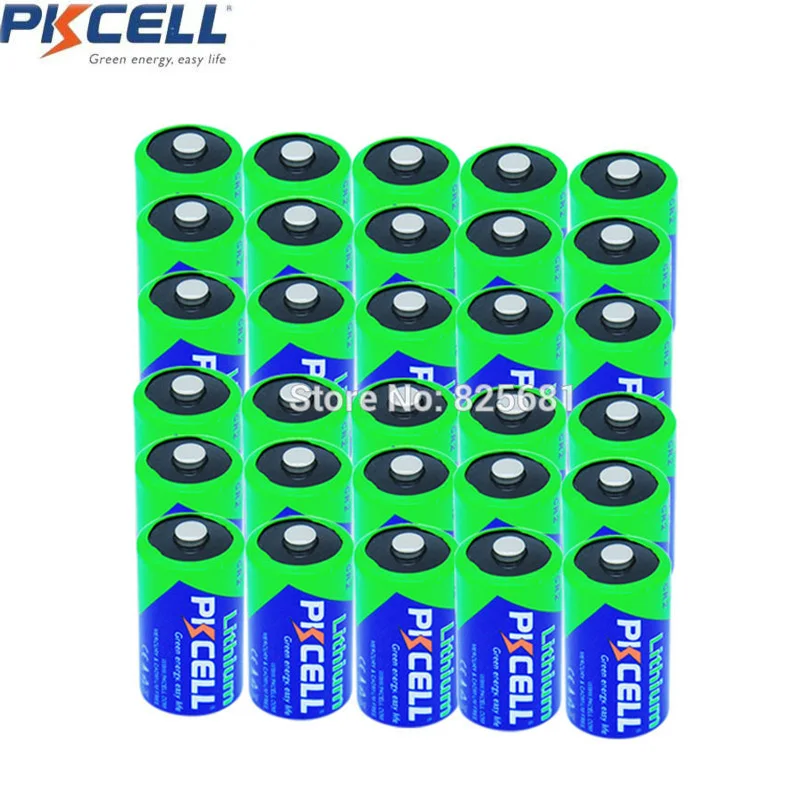 30 шт. PKCELL 3V CR2 CR15 H270 850mAh Li-MnO2 однократная батарея без перезаряжаемой батареи 3v для