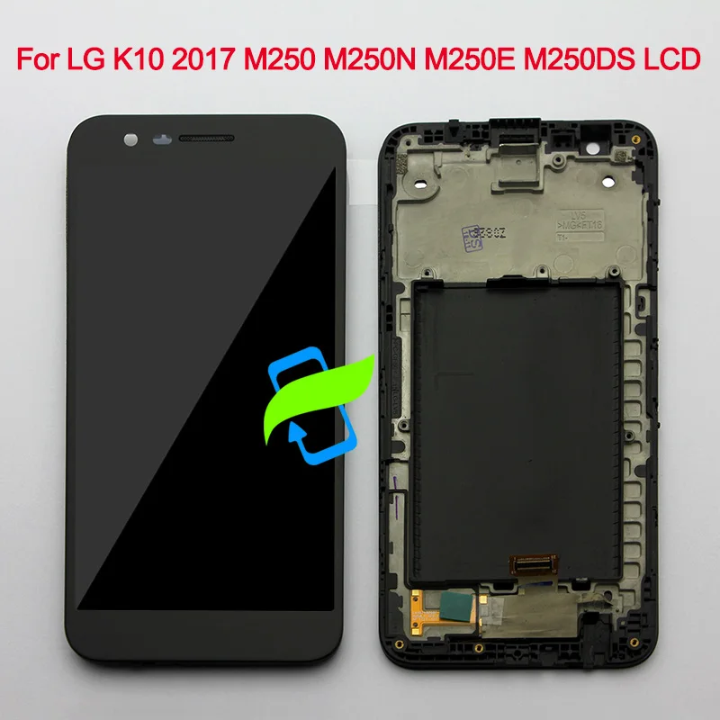 

5.3"Original Display For LG K10 2017 LCD Touch Screen Digitizer Assembly with Frame For LG K10 2017 LCD M250 M250N M250E M250DS