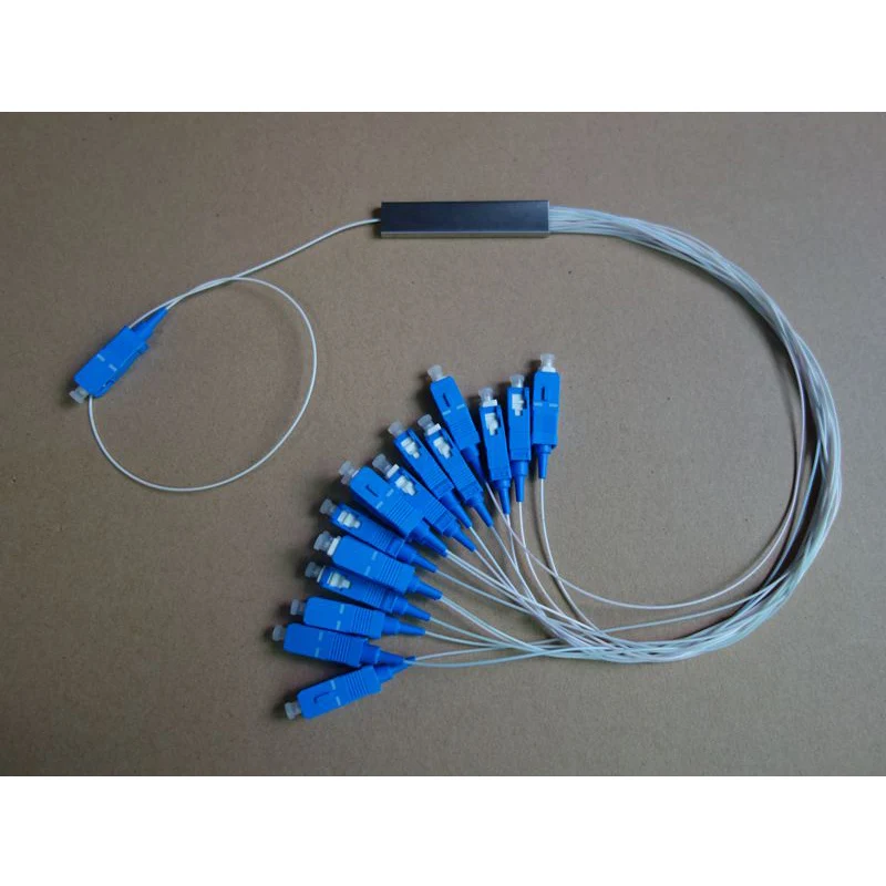 ПЛК волоконно оптический распределитель FTTH 1x16 одномодовая стальная трубка типа