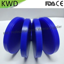 5 шт./лот стоматологический воск блок лаборатории CAD CAM изготовление зубных протезов восковой диск для Weiland Системы 98 мм* 10/12/14/16/18/20/25 мм синий резьба воск блок