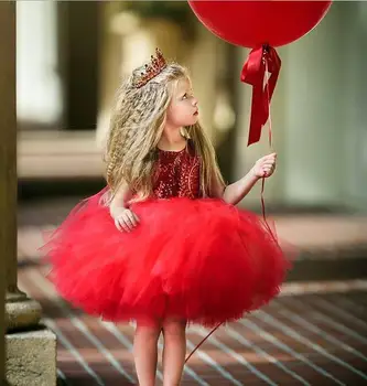 

Girls 2019 summer new baby children's dress mesh gauze love backless princess dress flower girl dress costume