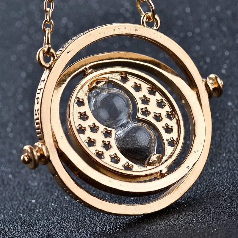 DINGLLY ожерелье с подвеской Harri Pot Time Turner для женщин, креативная цепочка для свитера, фирменное ожерелье, подарок