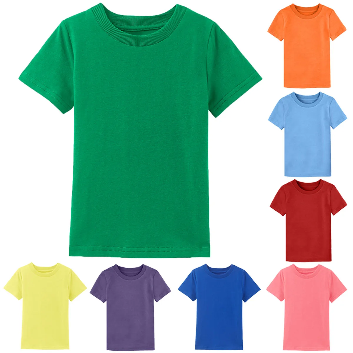 3-15 Yset T shirt Kids Tee Short Sleeve Tops Children Clothes Toddler Shirts