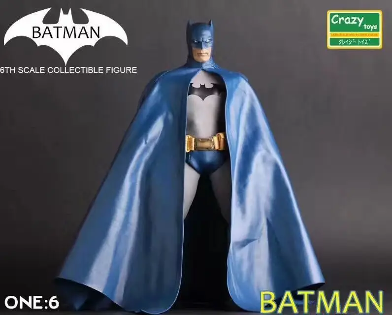 Сумасшедшие игрушки Синий Бэтмен Коллекционная 1/6 масштаб лимит издание фигурка новая